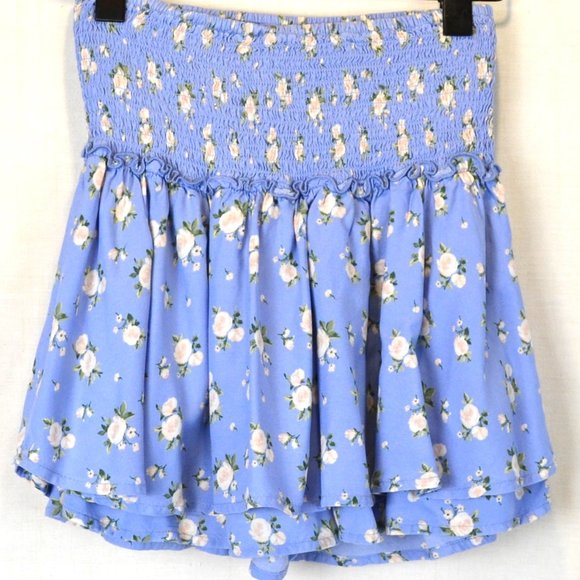 y2k Hollister Smoked Flowy  Skort skirt XS - Picture 1 of 11